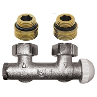 HERZ-3000-Bypass-test egycsöves üzemre integrált termosztatikus szeleppel, sarok