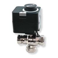 3 járatú váltószelep meghajtó motorral